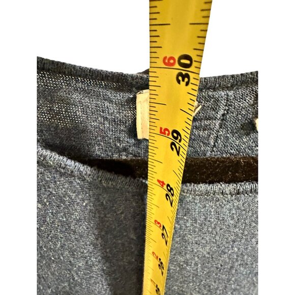 🍒 2/$20 🍒 Dark Turquoise Long Sleeve Sweater with Bow Design Down Back sz - Picture 10 of 10